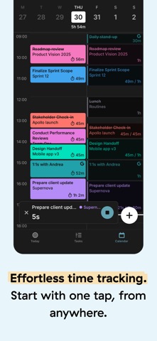 Toggl 2.0 iPhone screenshot
