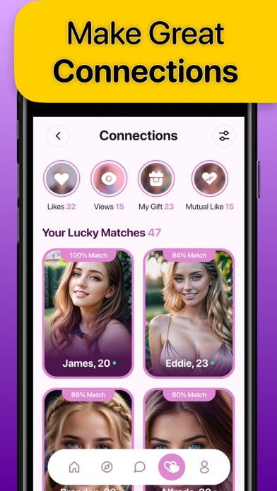 Latina Dating Hookup Chat App Screenshot
