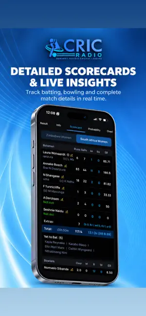 CricRadio - Live Cricket Score screenshot 2