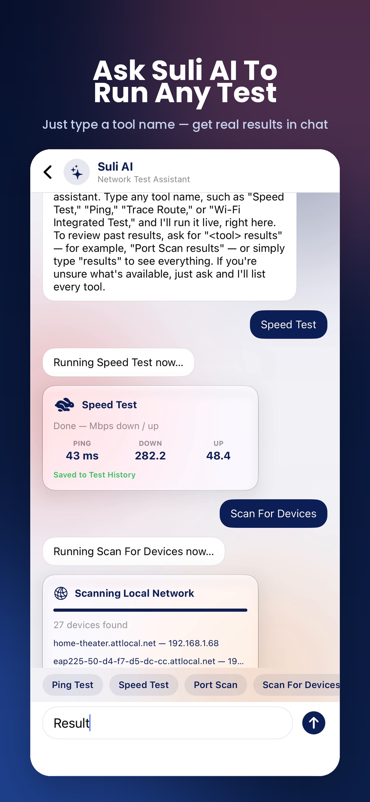Screenshot 2 of Suli NetChecker