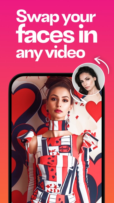 Face Swap : AI Video Generator iPhone screenshot 1 - Photo & Video app