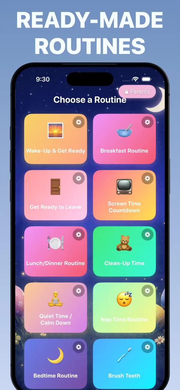 Visual Timer countdown screen