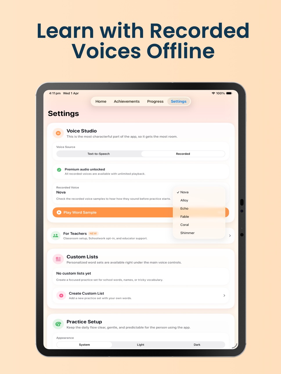 iPad screenshot