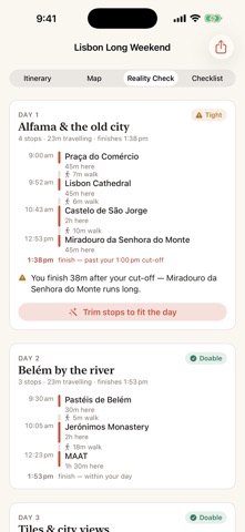 TripAI iPhone screenshot