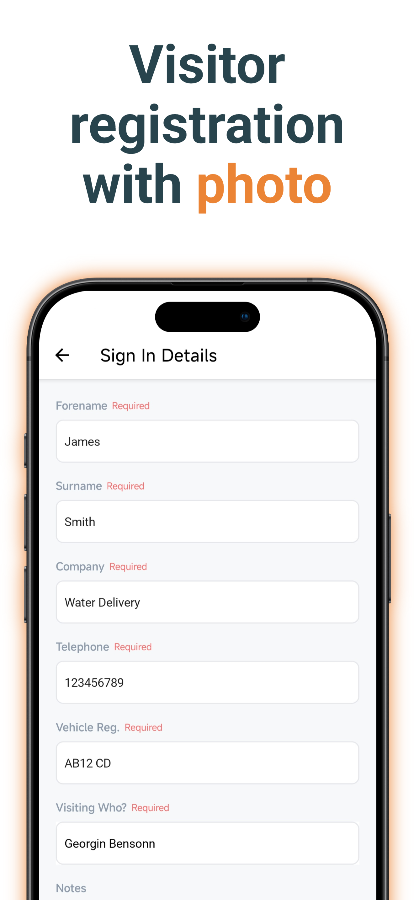 Chronicle Visitor App screenshot 2