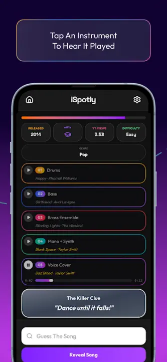iSpotly - Guess The Song screenshot 5
