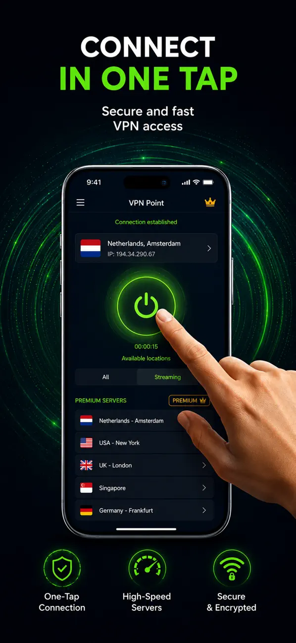 Screenshot #2 pour VPN Point - Fast Secure Proxy