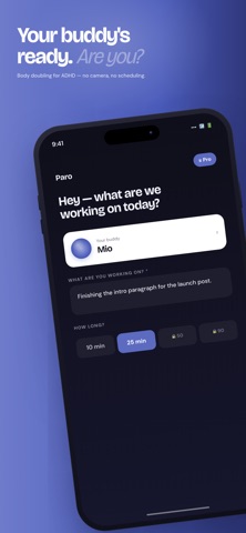 Paro — Focus Buddy Screenshot 1 of 5