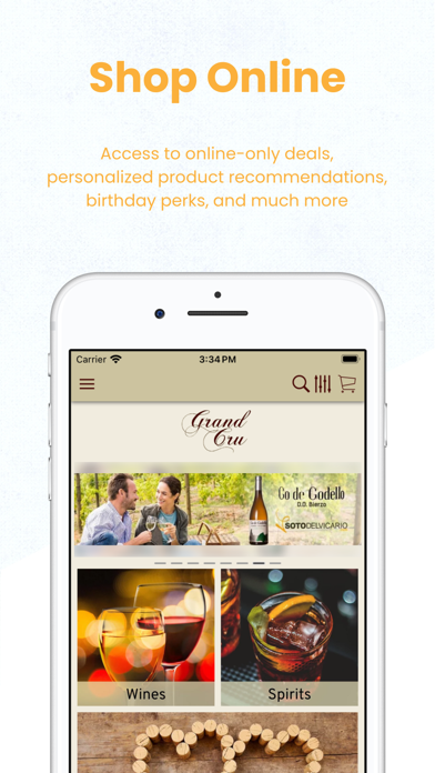 Grand Cru Wine And Spirits Screenshot