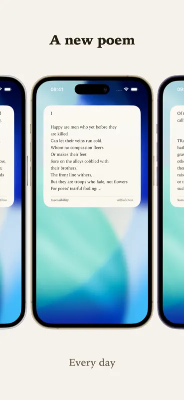 Widgetry: A Poem a Day screenshot 6 of 8
