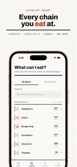 FlipCal: Food by Calories screenshot 3