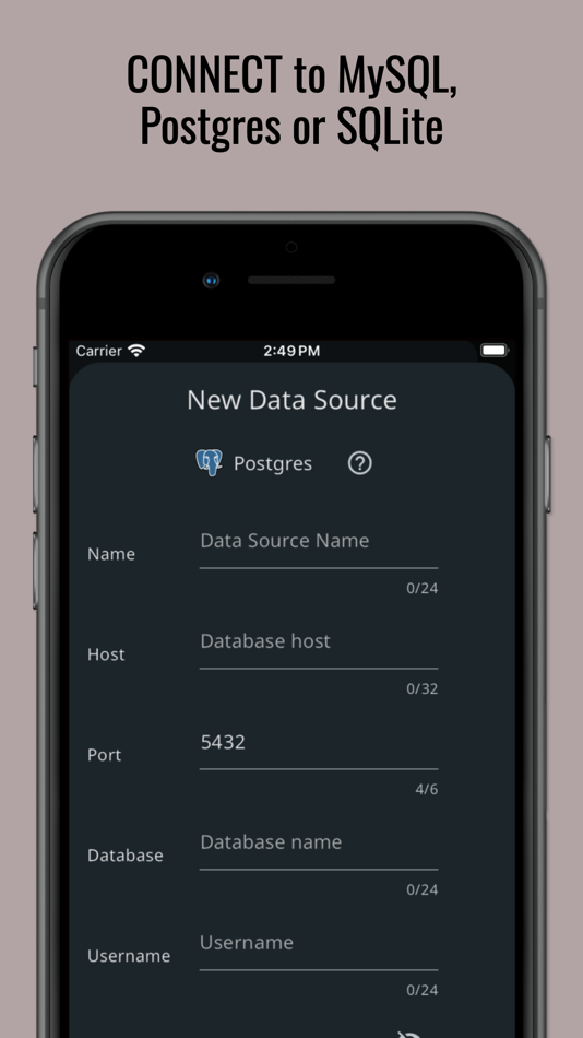 #2. SQL Database Manager DB Client (iOS) 게시자: Cloudbit d.o.o.