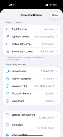 Car Camera Recorder screenshot
