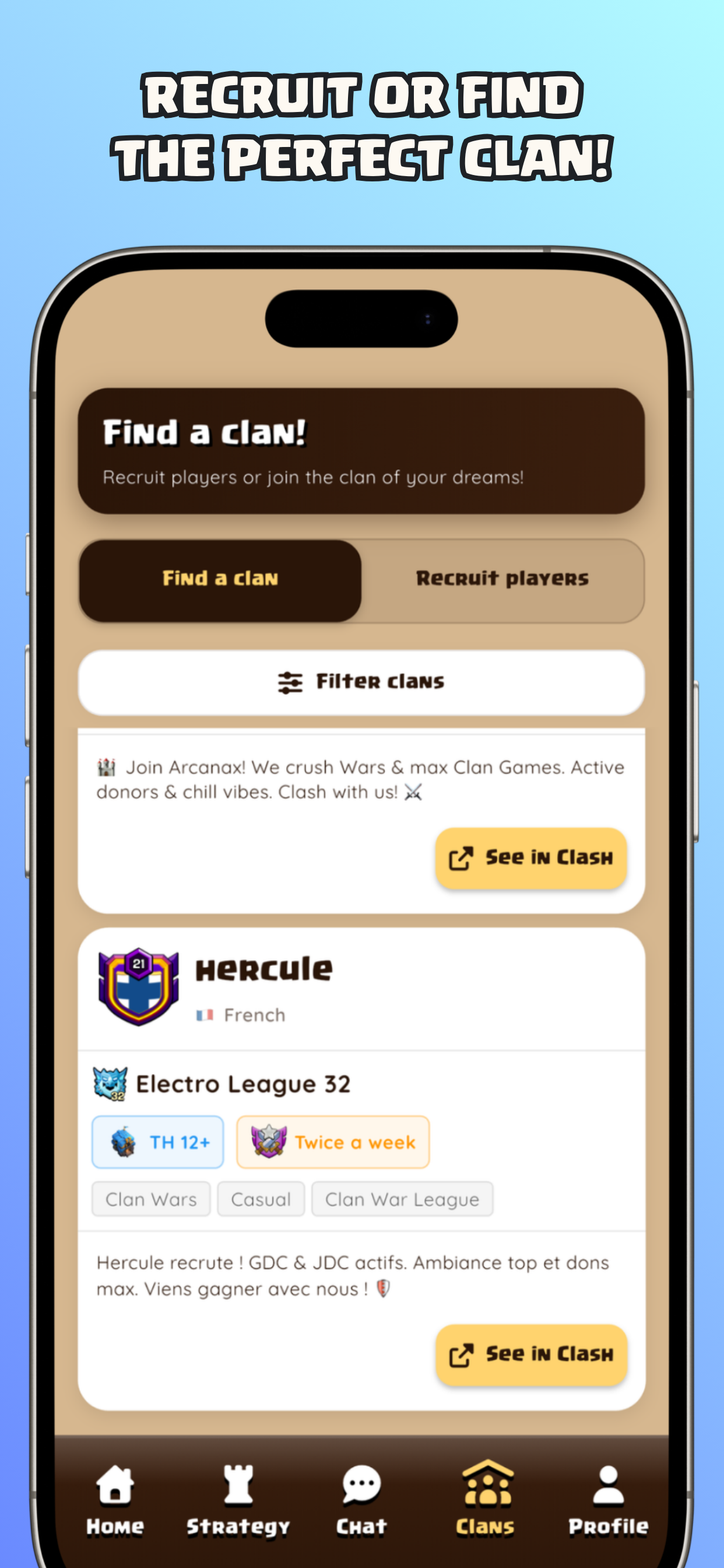 Clash Hub – Chat & Strategies