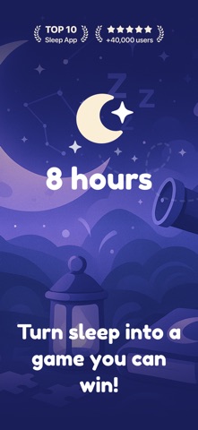 8hours: Reach Sleep Target iPhone screenshot