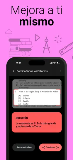 Captura de pantalla de Homework Helper - Wizard AI en iPhone 3