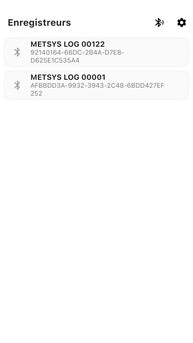 Screenshot #1 pour METSyS Current Logger