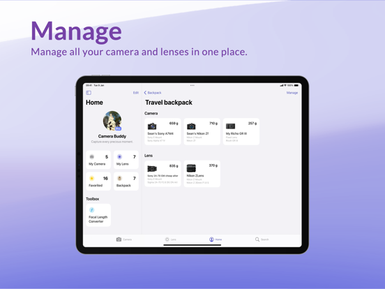 Screenshot #6 pour Camerapedia: Gear Companion