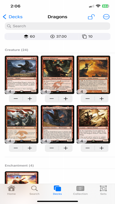 MTGCardStack iPhone screenshot 5 - Reference app