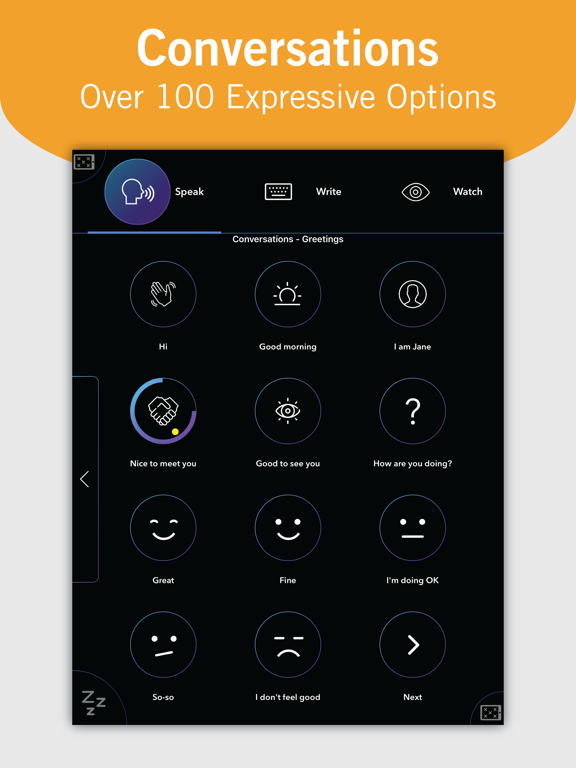 Pigio™:  Gaze-to-Speech app screenshot 2