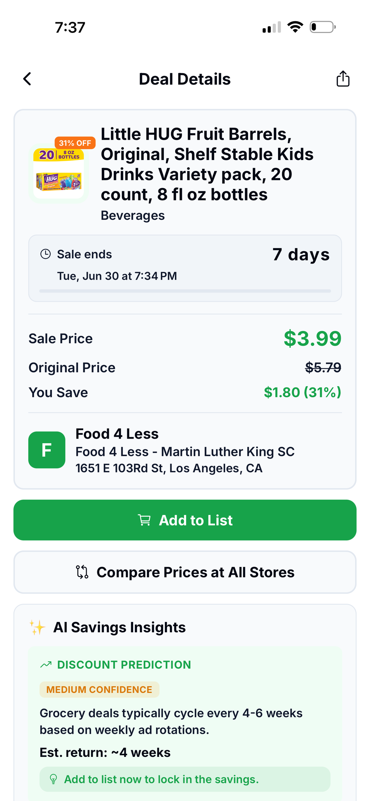 GrocerSaver screenshot 4