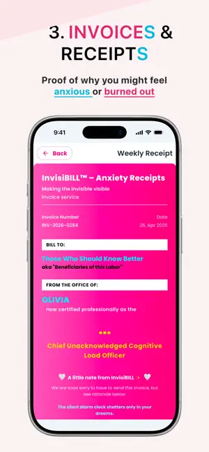 InvisiBILL - Anxiety Receipts screenshot 4