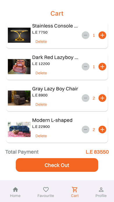 Furniture Hub Screenshot