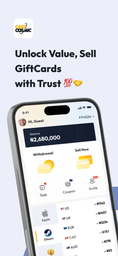 CardCosmic screenshot 1