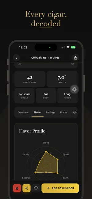 Cigarbase: AI Cigar & Humidor screenshot 2