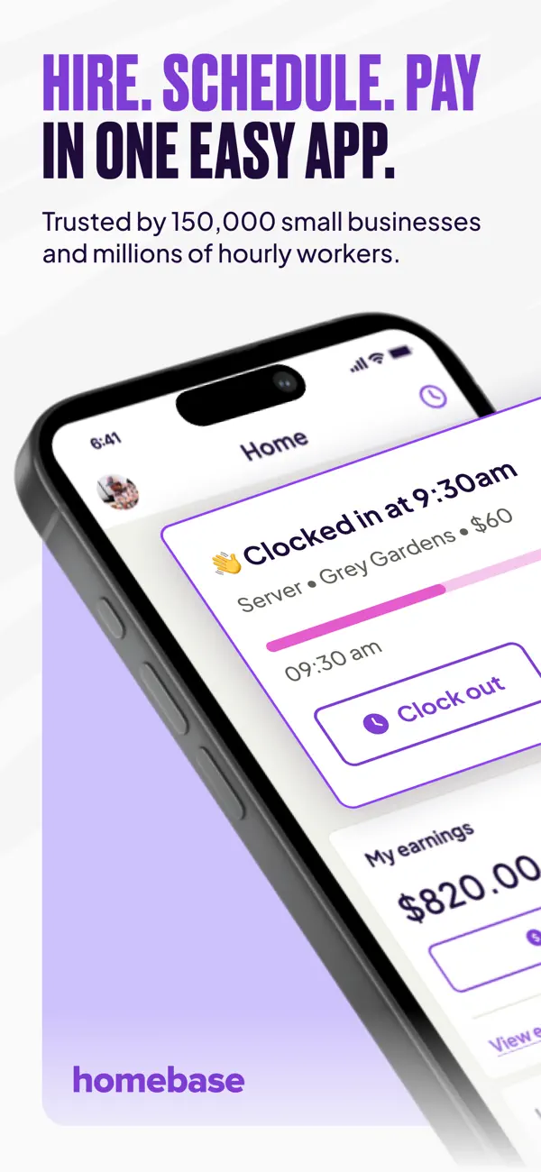 Screenshot #1 pour Homebase: Scheduling & Payroll