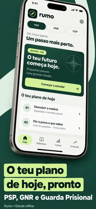 Concurso PSP GNR CGP : Rumo screenshot 1