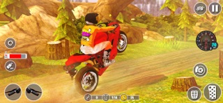 Offroad Stunt Bike rider iPhone screenshot