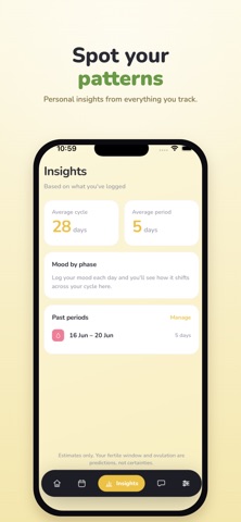 Phase: Period & Cycle Tracker Screenshot 5 of 6