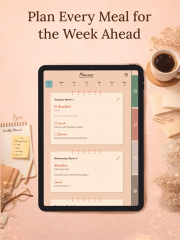 Simple Meal Planner & Cookbook ipad screenshot 2