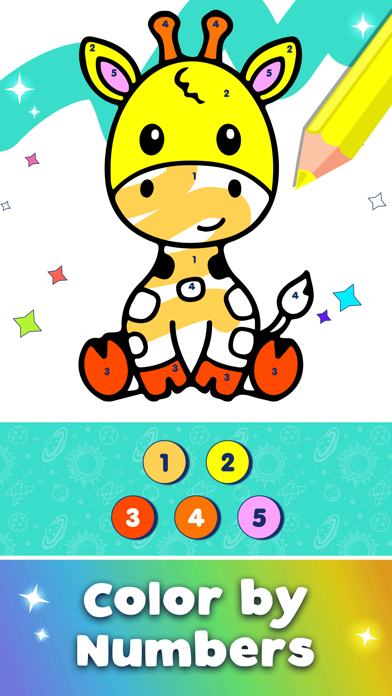 Baby & Kids Coloring Book Art iPhone screenshot 2 - Education app