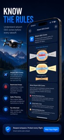 Drone UAV Forecast DJI Air Map screenshot