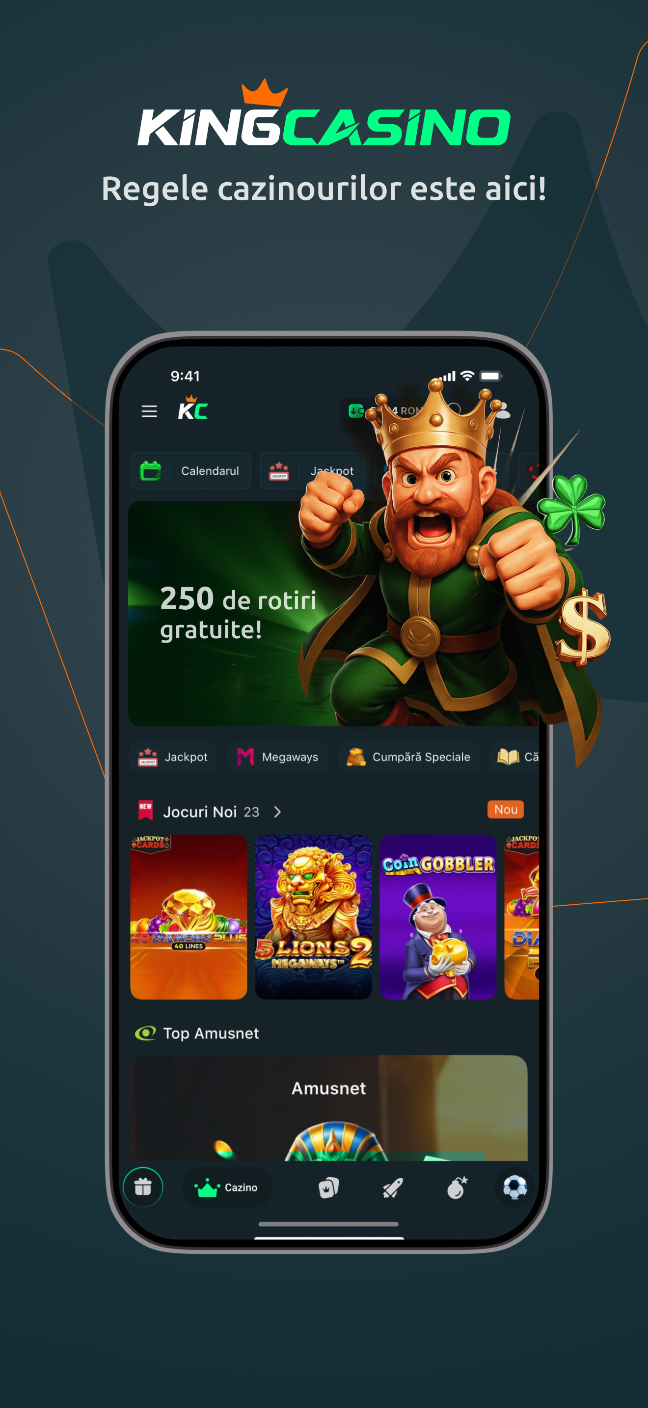 KingCasino Păcănele & Pariuri