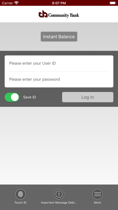 Community Bank Personal Mobile Screenshot