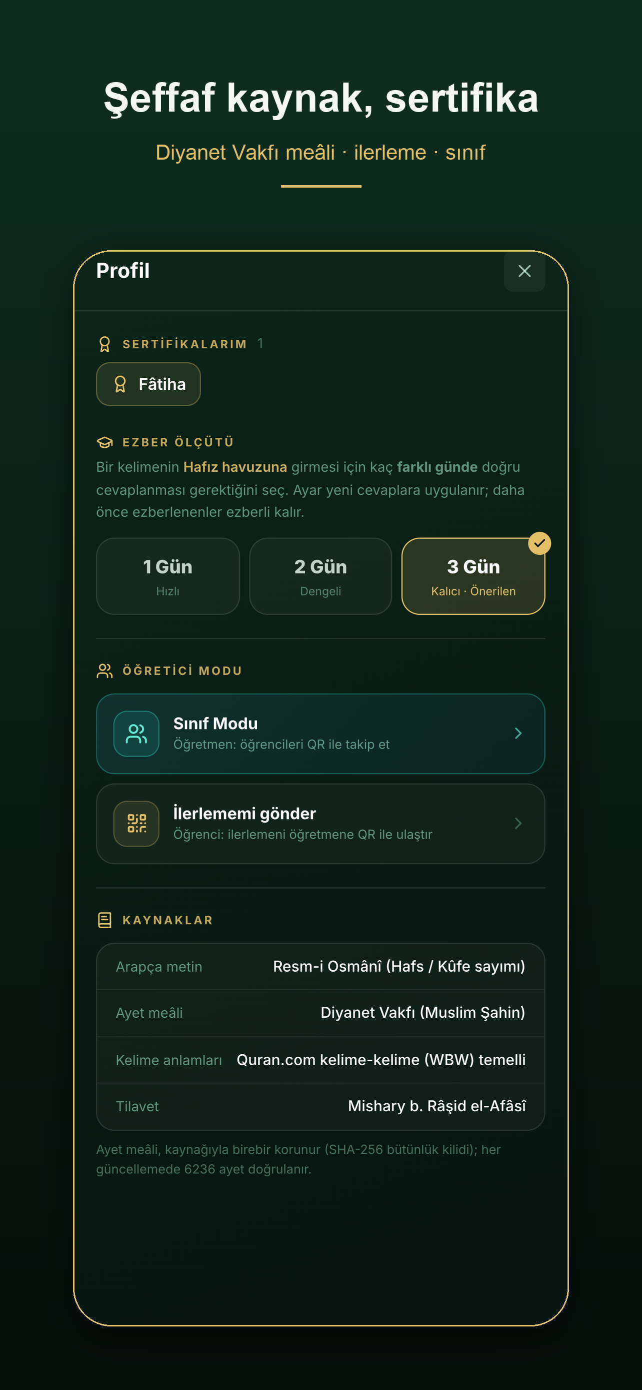 Kelime Kur'an screenshot 3