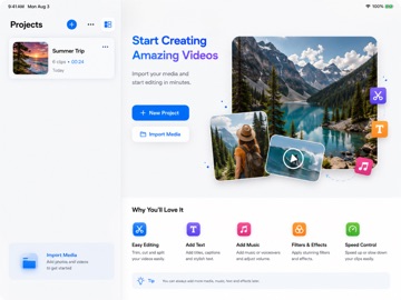 ReelCut Video Editor iPad screenshot