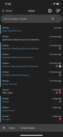 SecureEMAIL by Pfortner screenshot