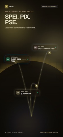 Bennu: Accounts & crypto Screenshot 3 of 5
