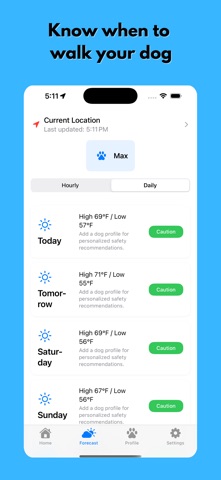 Paws And Weather screenshot