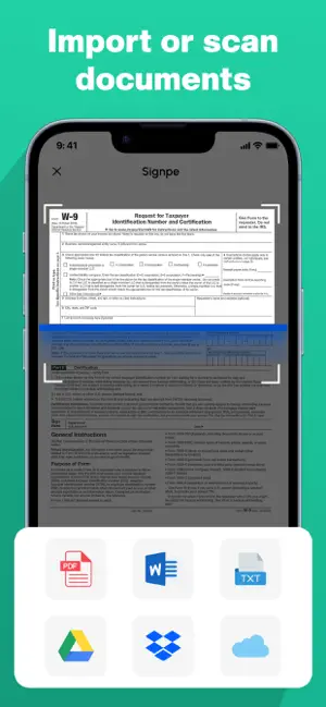 Fill & Sign Documents App, PDF iPhone screenshot 2