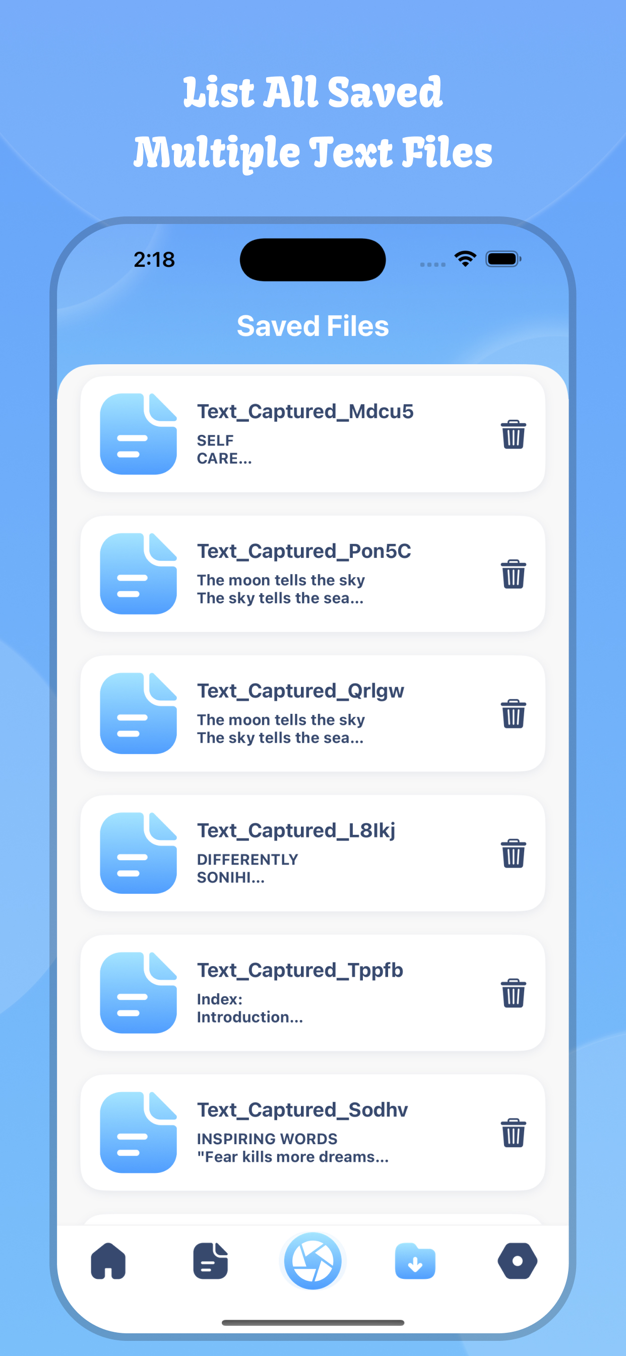 OCR Scanner : Image to Text
