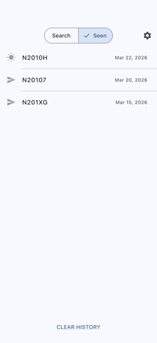 Tail Number offline database Screenshot 4 of 5