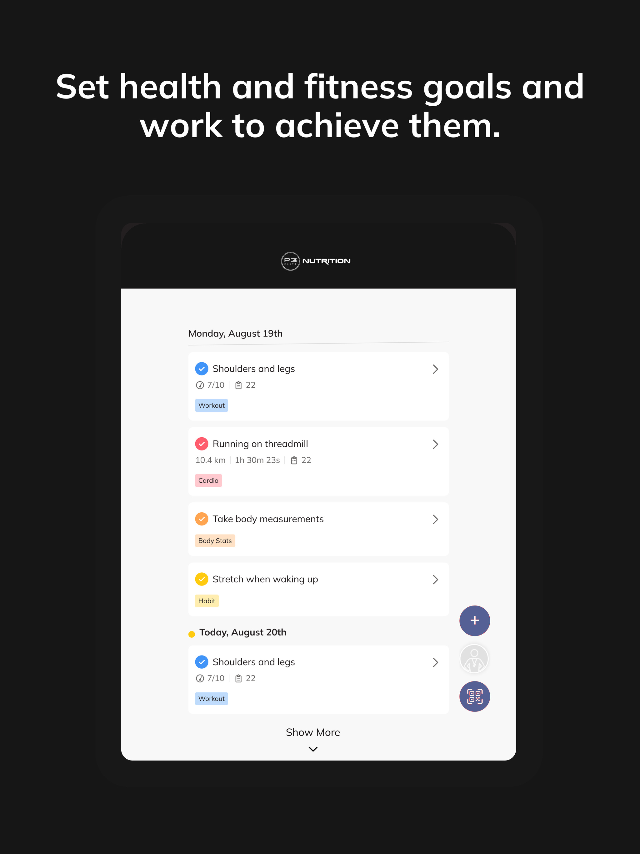 P3 NUTRITION screenshot 15
