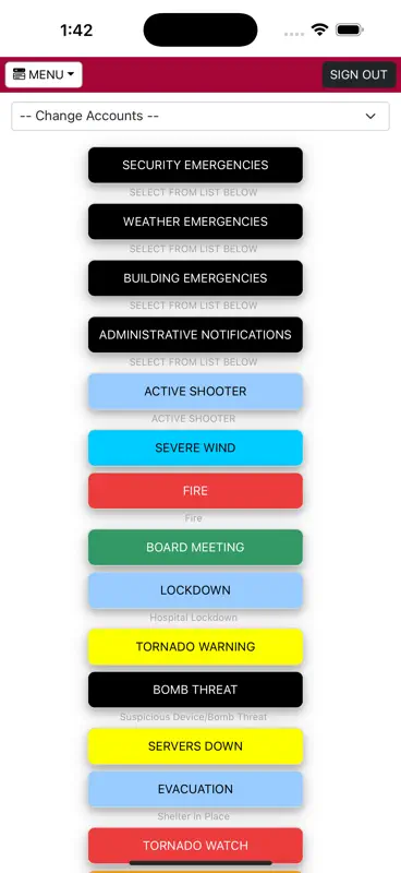 ReadyAlert Mobile screenshot 2 of 5