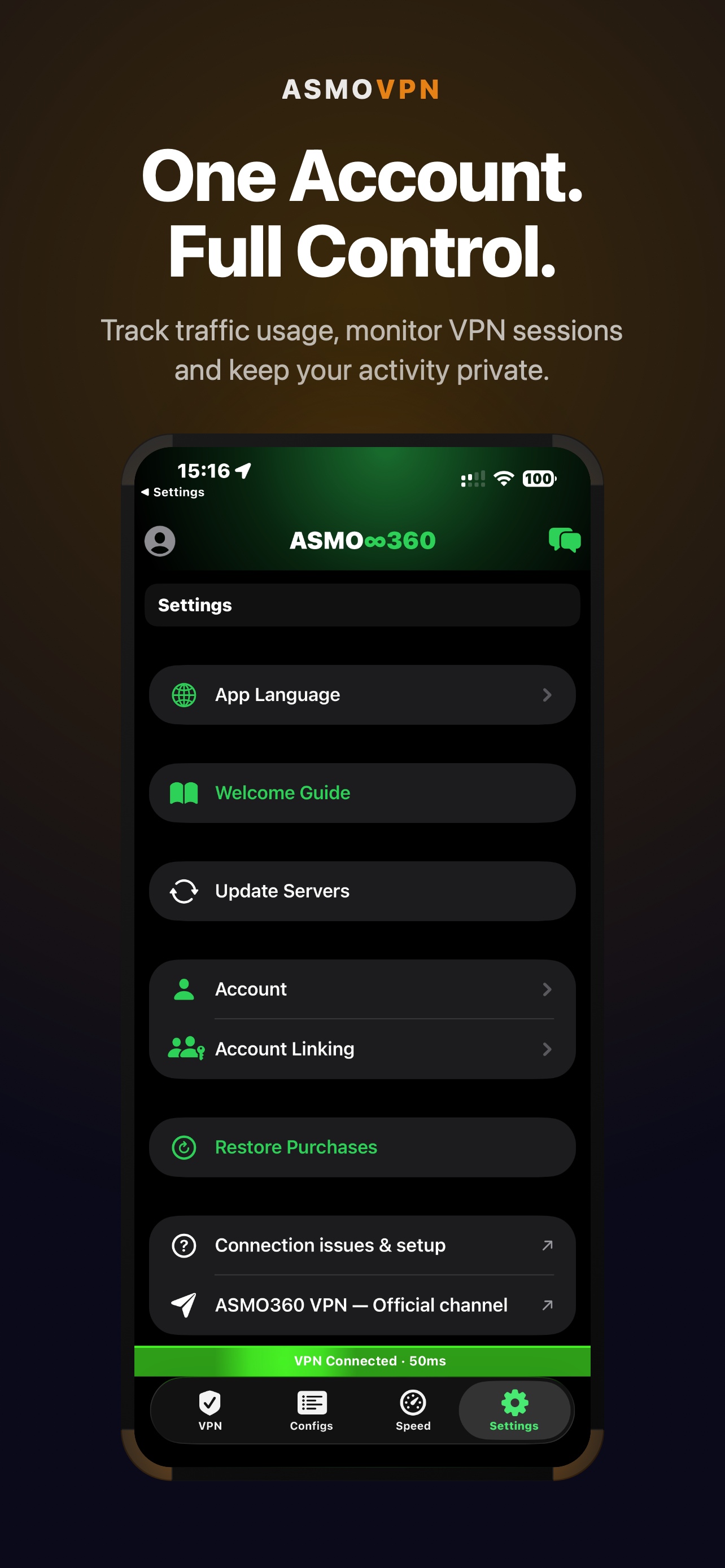 Premium VPN - ASMO360 VPN