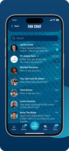 Astana FC screenshot